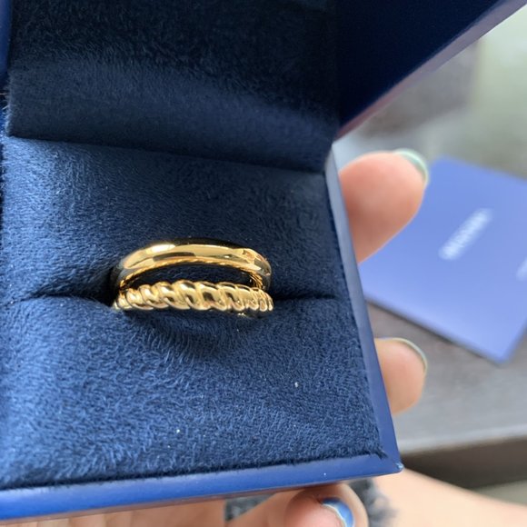 Missoma Jewelry - Missoma Chunky Twisted Gold Radial Ring